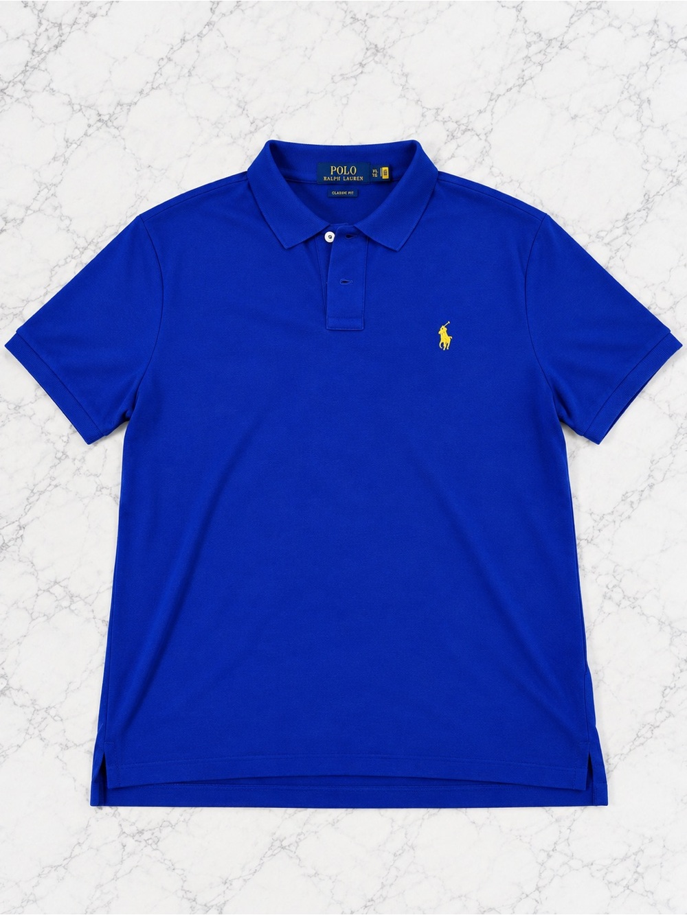 Ralph Lauren Royal Blue Polo with Yellow Pony